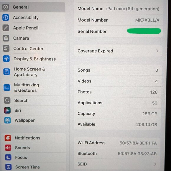 iPad mini 6GEN /256GB (purple) with box + origami case + paperlike and more - Picture 2 of 14